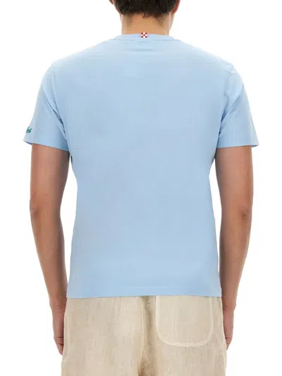 Mc2 Saint Barth Jersey T-shirt In Azure