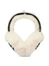 Mc2 Saint Barth Jr Music Faux-fur Earmuffs In Neutral