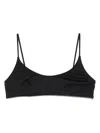 Mc2 Saint Barth Judy Bikini Top In Black