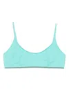 Mc2 Saint Barth Judy Bikini Top In Green