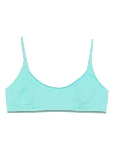 Mc2 Saint Barth Judy Bikini Top In Green