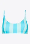 Mc2 Saint Barth Judy Bikini Top In Turquoise