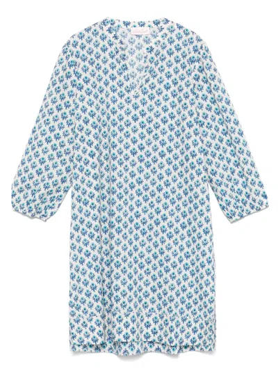 Mc2 Saint Barth Kids' Jumeira Dress In White