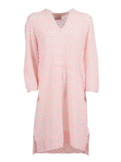 Mc2 Saint Barth Kids'  Jumeira Jr-rachel Flower 20 In Pink