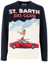 Mc2 Saint Barth Spider Man Intarsia-knit Jumper In Sexy Ski 61