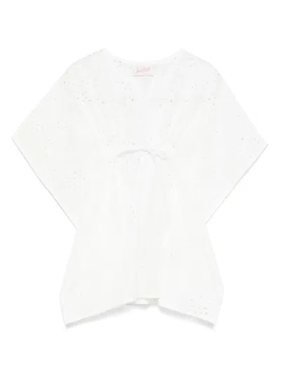 Mc2 Saint Barth Kids' Kate Dress In White