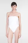 Mc2 Saint Barth Kayla Beachwear In White Polyamide