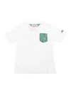 Mc2 Saint Barth Teen Paisley-print T-shirt In White