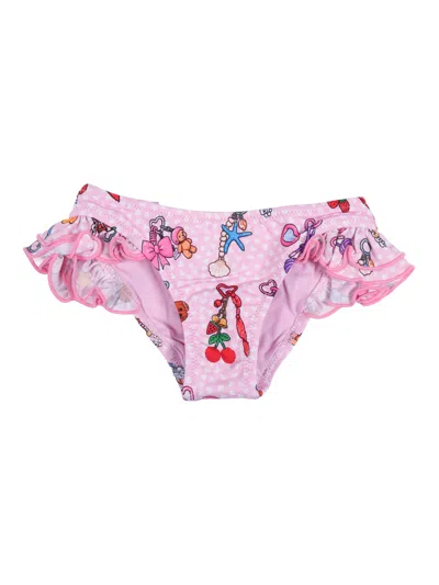 Mc2 Saint Barth Kids'  Kelly-charms Party 21 In Pink