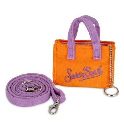 Mc2 Saint Barth Keyring Bag Terry Orange/purple