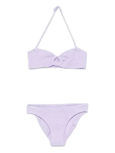 Mc2 Saint Barth Kids' Khloe Bikini In Purple