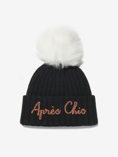 MC2 SAINT BARTH KIDS APRES CHIC HAT WITH POM POM