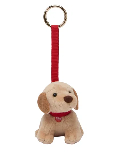 Mc2 Saint Barth Kids "labrador Trudi" Charm Fur In Brown