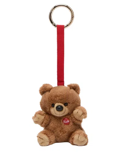 Mc2 Saint Barth Kids "orso Trudi" Charm Fur In Brown