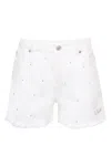 Mc2 Saint Barth Kiko Denim Shorts Girls In White