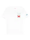 Mc2 Saint Barth King Of The Beach T-shirt In White