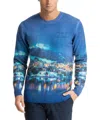 Mc2 Saint Barth King Of The Night Sweater In Lightblue