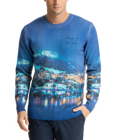 Mc2 Saint Barth King Of The Night Sweater In Lightblue