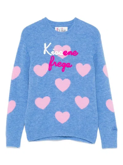 Mc2 Saint Barth Kids' Kiss Ene Frega Sweater In Emb