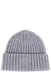 Mc2 Saint Barth Knitted Cap In Gray