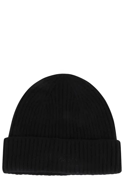Mc2 Saint Barth Knitted Cap In Black