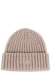 Mc2 Saint Barth Wool Beanie Hat In Neutral