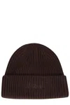 Mc2 Saint Barth Knitted Cap In Brown