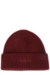 Mc2 Saint Barth Knitted Cap In Brown
