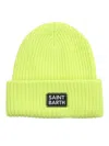 Mc2 Saint Barth Knitted Cap In Yellow