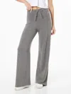 Mc2 Saint Barth Knitted Grey Palazzo Pants In Grey