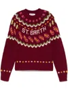 Mc2 Saint Barth Kyla Nordic New Crewneck Sweater In 红色