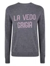 Mc2 Saint Barth La Vedo Grigia Sweater In Gray