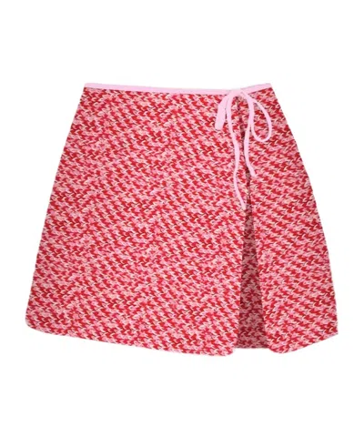 Mc2 Saint Barth Lace-up Skirt