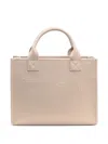 Mc2 Saint Barth Stylish Tote Bag Detachable Strap In Neutral