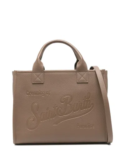 Mc2 Saint Barth Large Vanity Tote Bag In Brown
