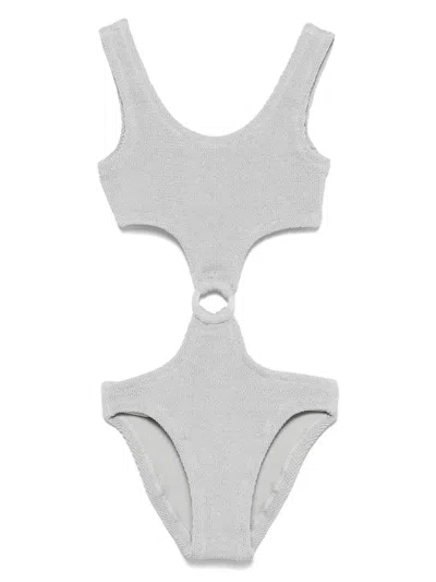 Mc2 Saint Barth Kids' Laurel Swimsuit In Grey