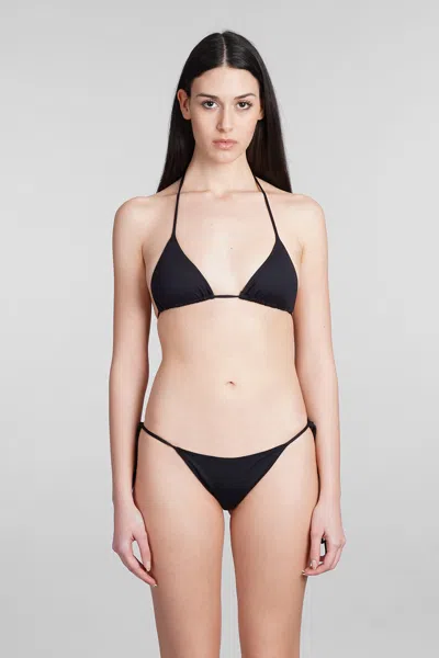 Mc2 Saint Barth Leah Beachwear In Black Polyamide