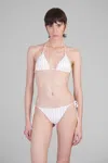 Mc2 Saint Barth Leah Beachwear In White Polyamide In White