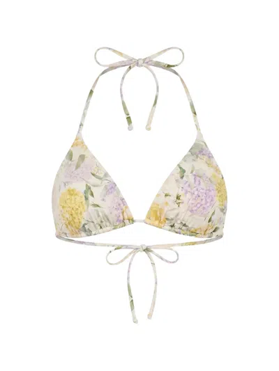Mc2 Saint Barth Leah Bikini Top In Purple