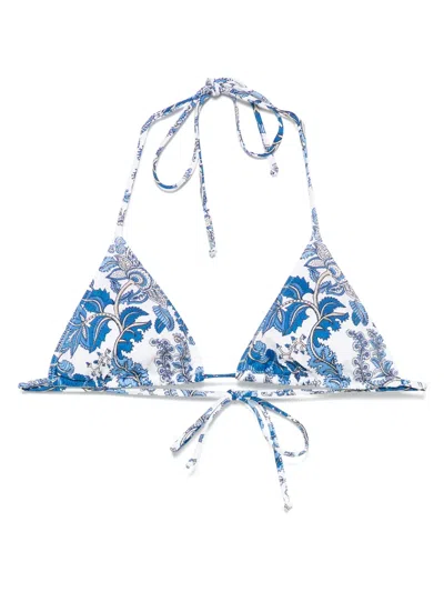 Mc2 Saint Barth Leah Bikini Top In White