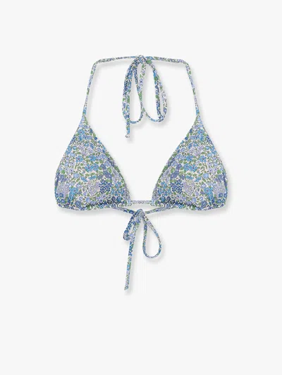 Mc2 Saint Barth Top Bikini Leah In Nylon In Blue