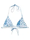 Mc2 Saint Barth Leah Swim Bra In Blue