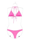 Mc2 Saint Barth Leah Triangle Bikini In Pink