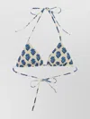 Mc2 Saint Barth Leah Bikini Top In Neutral