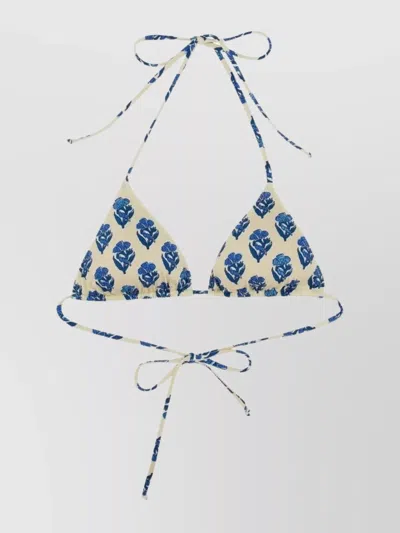 Mc2 Saint Barth "leah" Triangle Bikini Top
