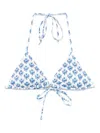 MC2 SAINT BARTH 'LEAH' WHITE BIKINI TOP