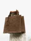 Mc2 Saint Barth Leather Tote Bag In Brown