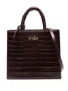 Mc2 Saint Barth Leather Tote Bag In Red