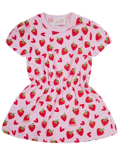 Mc2 Saint Barth Leila Girl Dress In Green