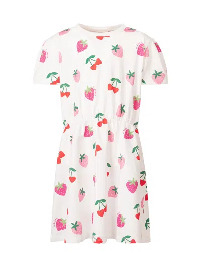 Mc2 Saint Barth Leila Printed Gown In Cherry Berry 10